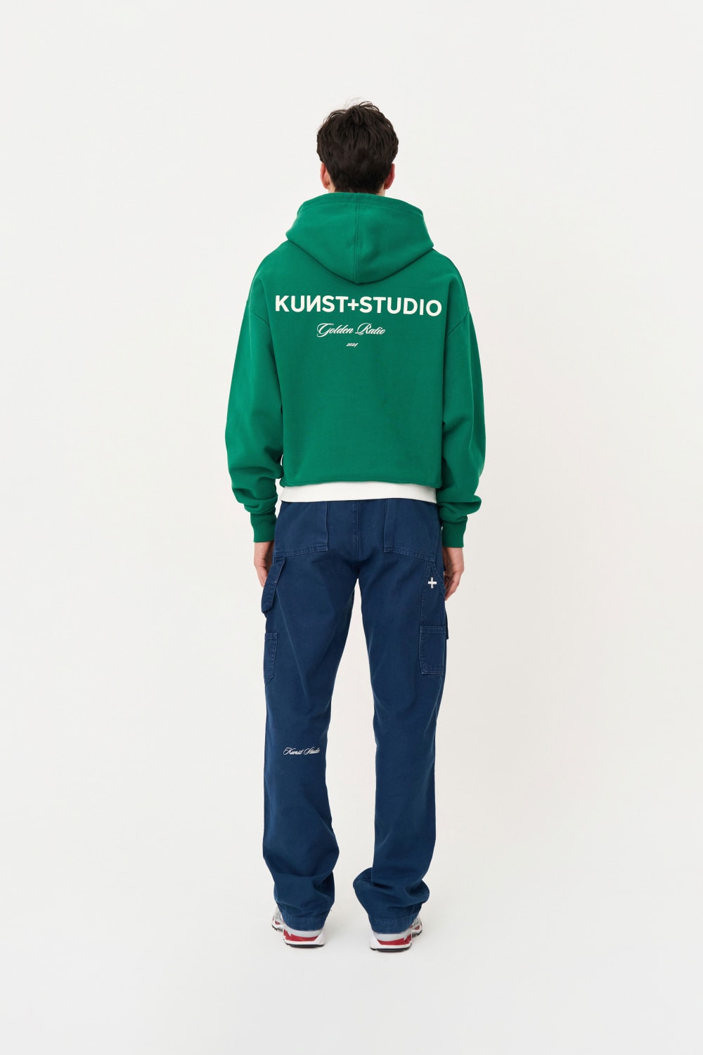 Yeşil Oversize Hoodie - 6