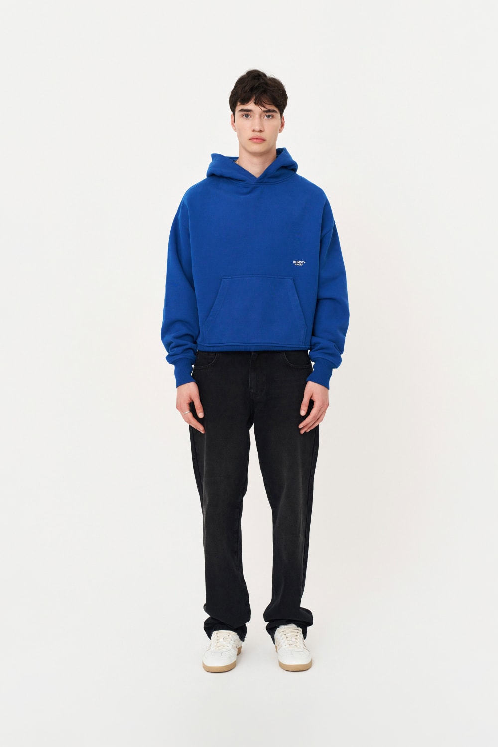 Mavi Oversize Hoodie - 5