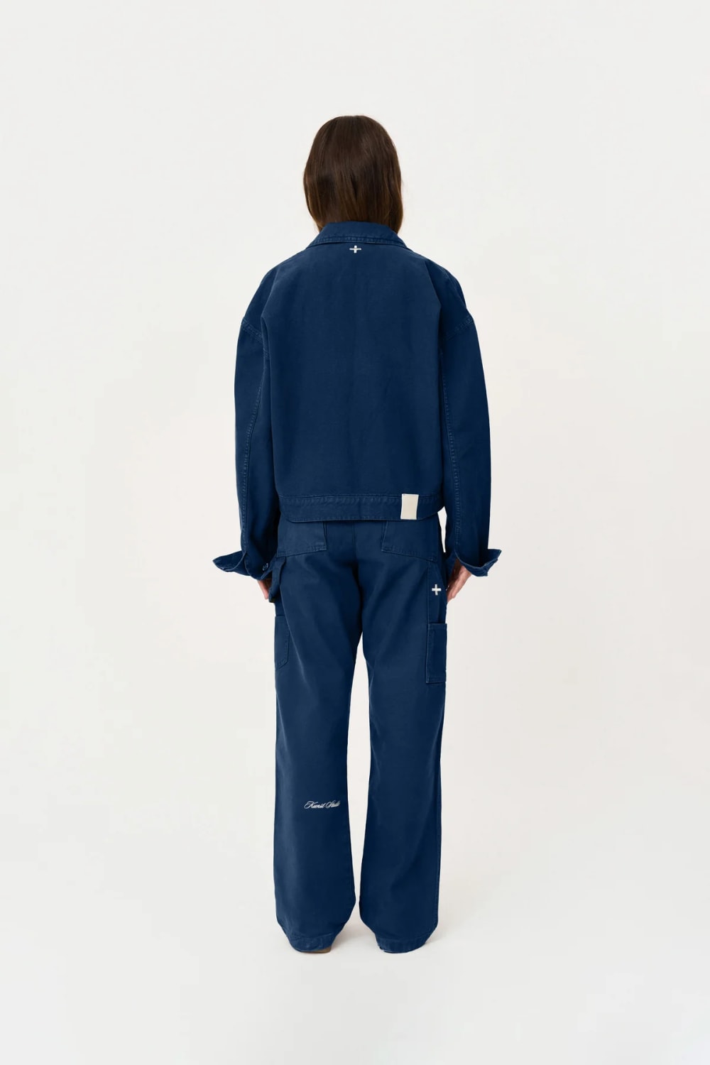 Box Fit Mavi Ceket - 4