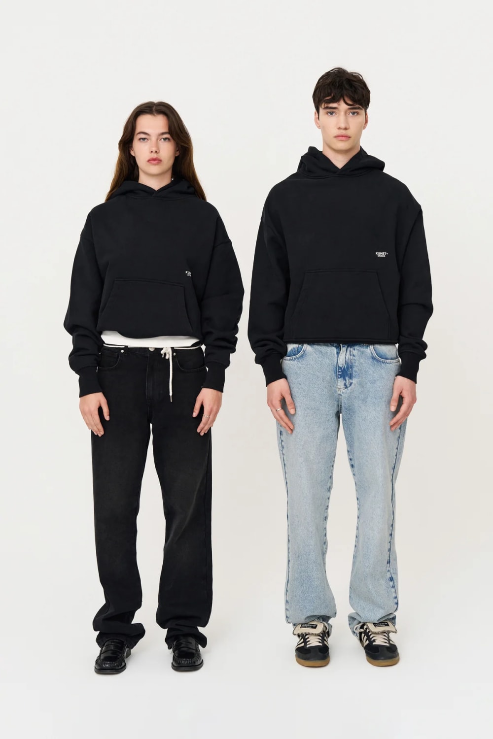 Siyah Oversize Hoodie - 1