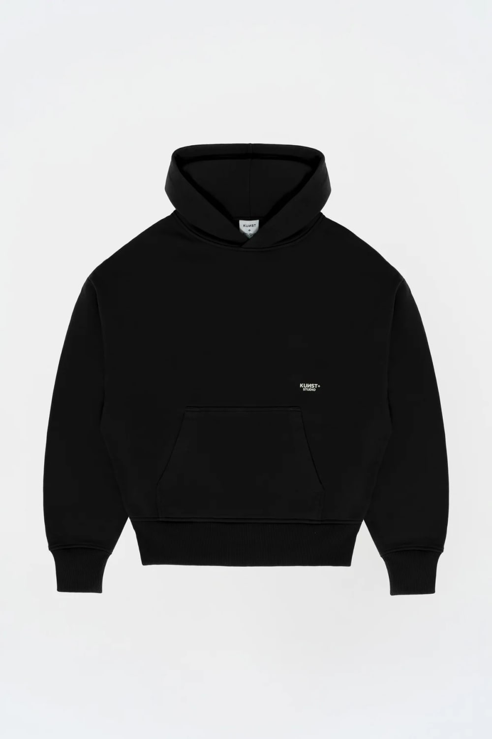Siyah Oversize Hoodie - 2