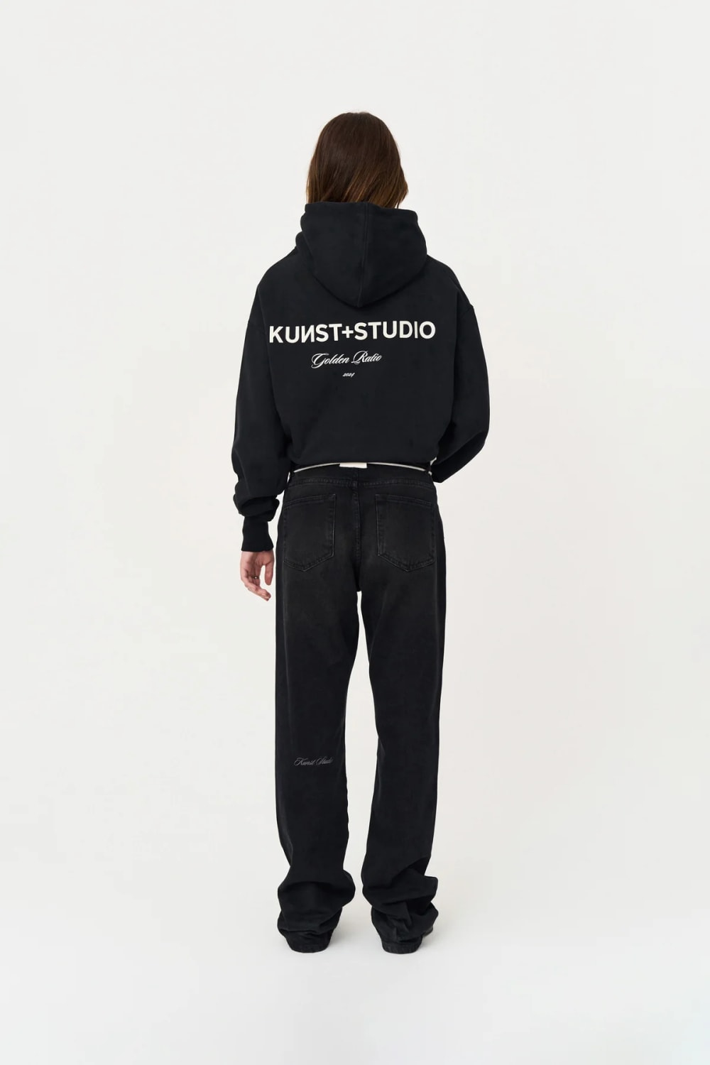 Siyah Oversize Hoodie - 4