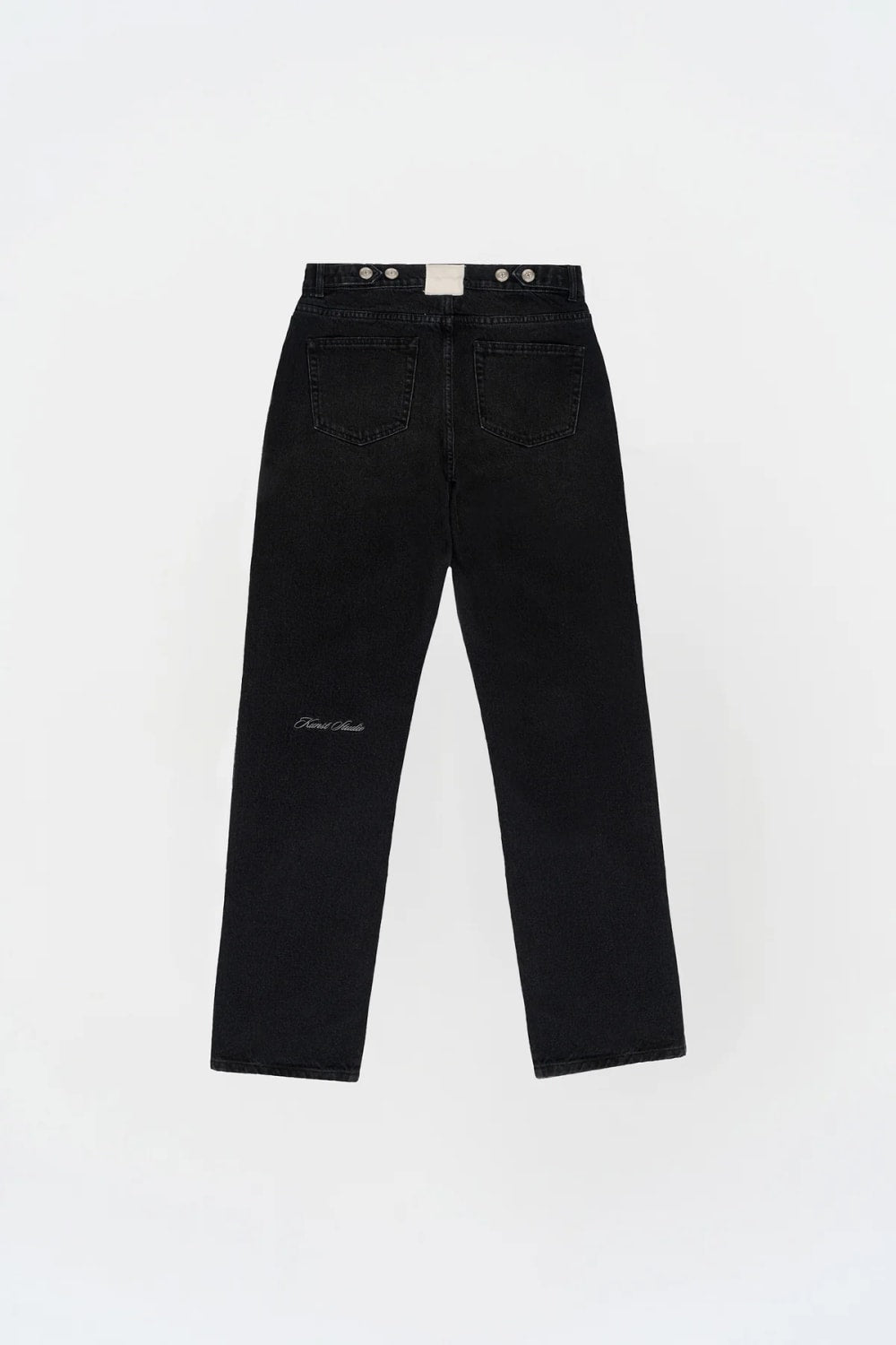 Siyah Straight Fit Jean - 2