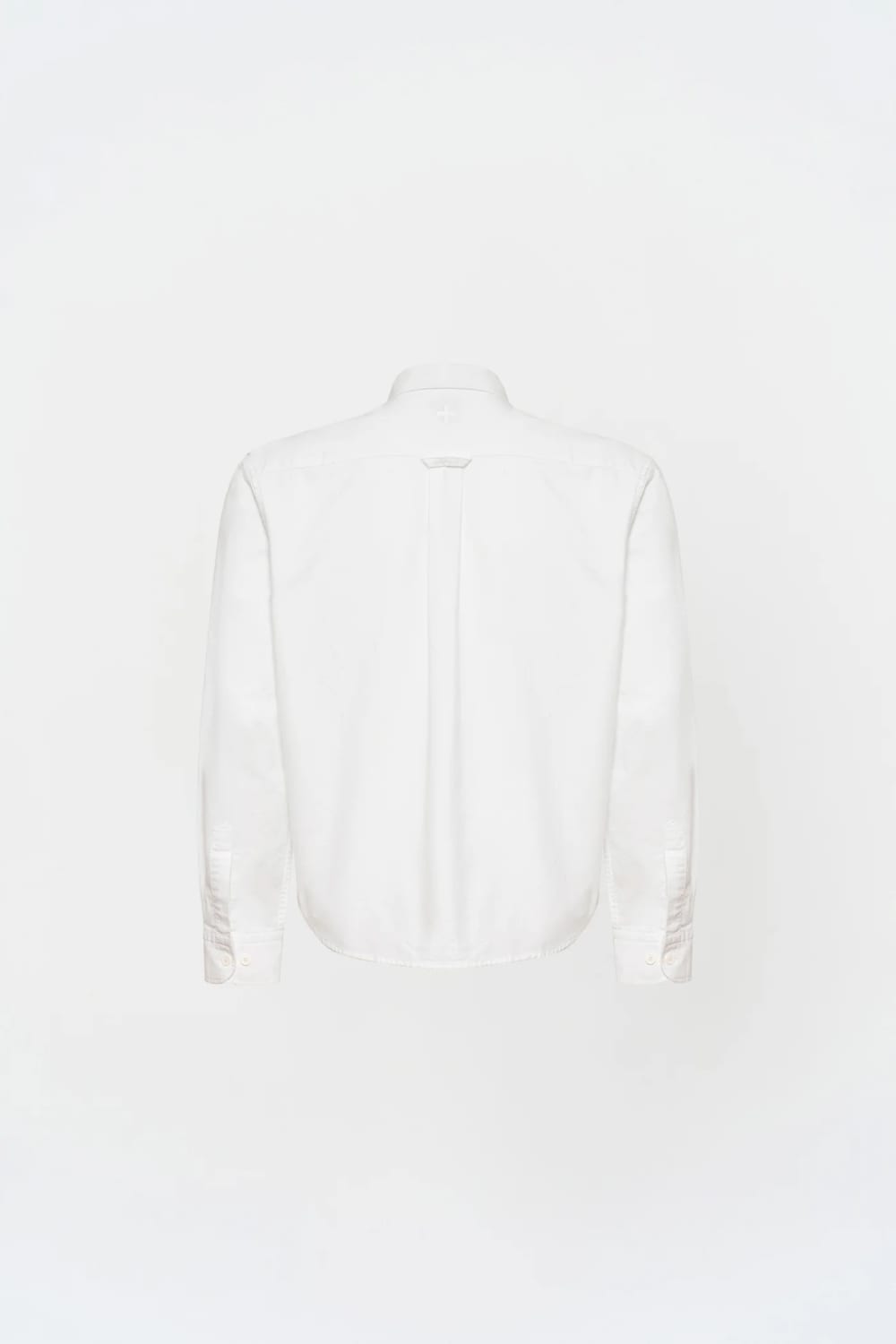 Box Fit Nakışlı Beyaz Gömlek - 2