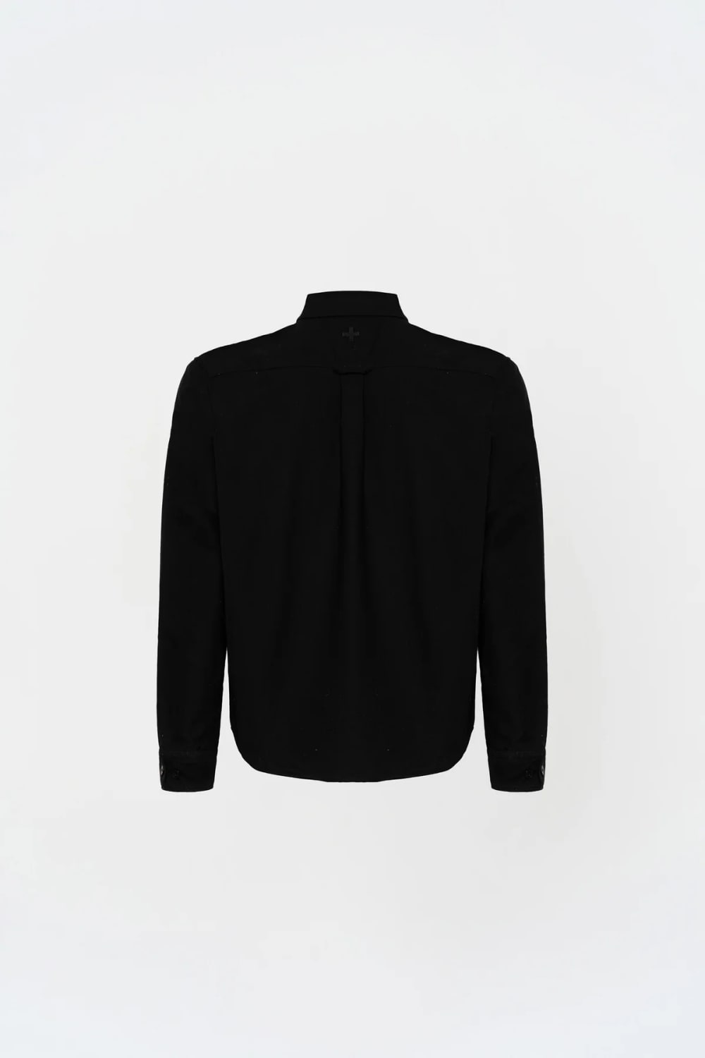 Box Fit Nakışlı Siyah Gömlek - 2