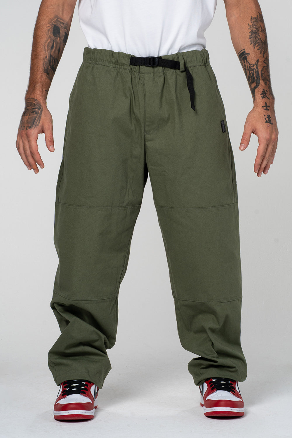 Double Knee Pant Khaki - 1