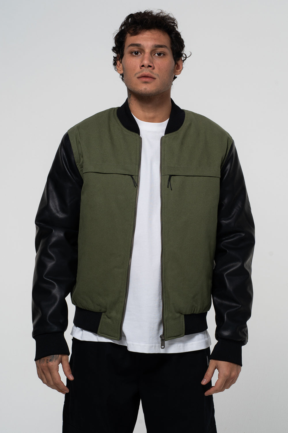 Bomber Jacket Khaki - 2