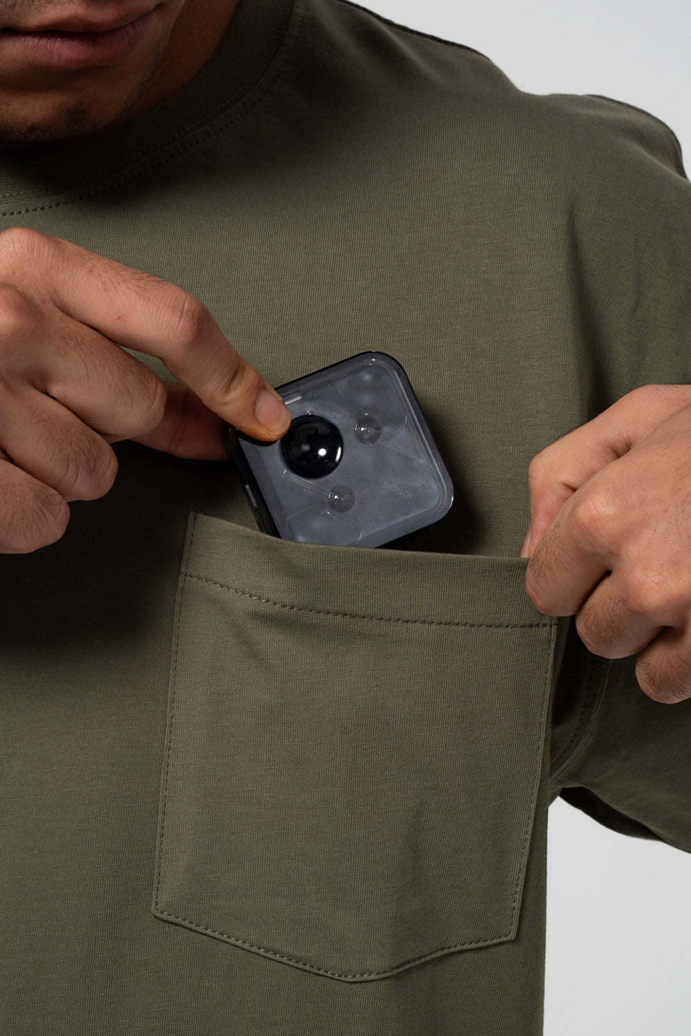 Pocket Tee Khaki - 3