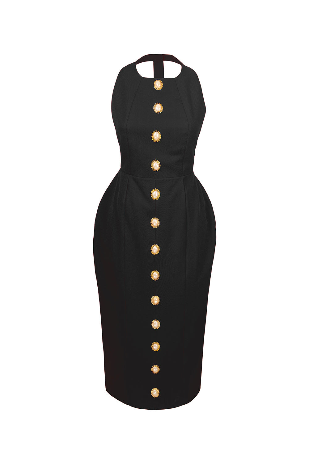 İnci Dress Sırt Dekolteli Maxi Elbise - 0