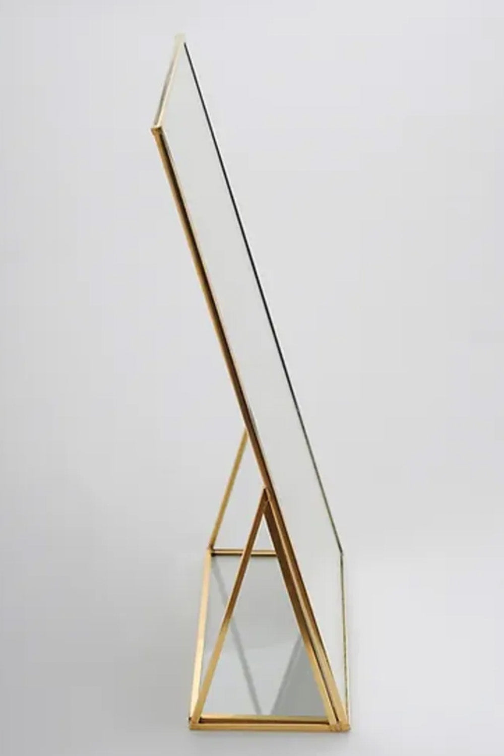 Pirinç Gold Masaüstü Makyaj Aynası 30x20cm - 4