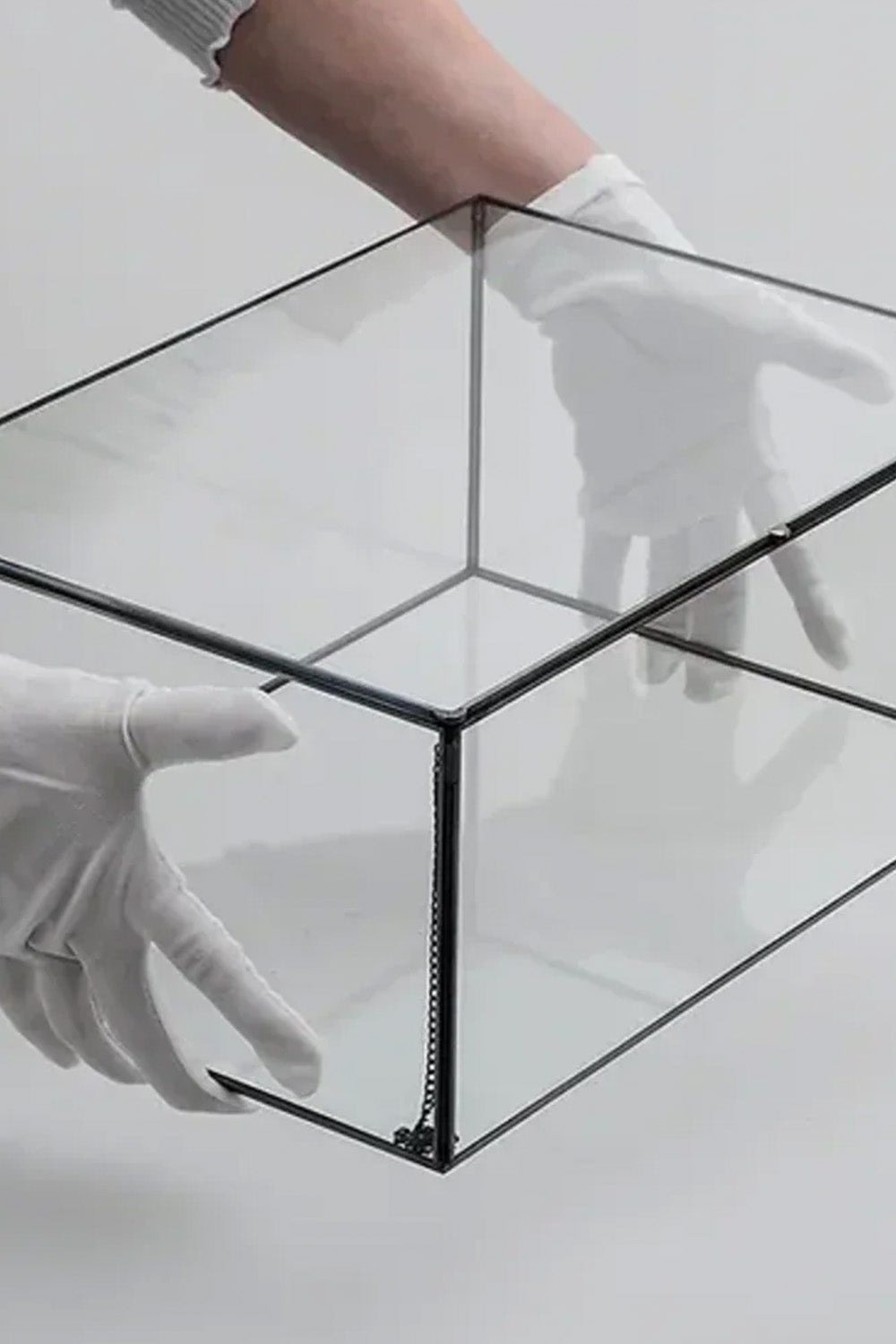 Siyah Takı Aksesuar Çikolata Kutusu Damat Bohçası Organizer 35x25x15cm - 2