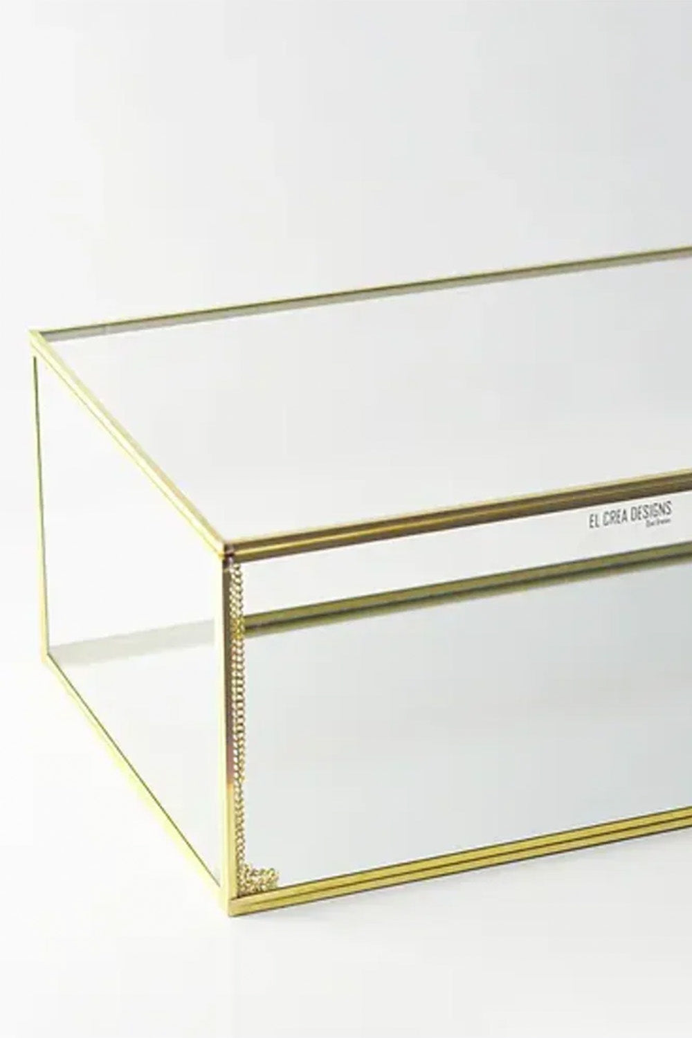 Pirinç Gold Takı Aksesuar Çikolata Kutusu Damat Bohçası Organizer 35x25x15cm - 2