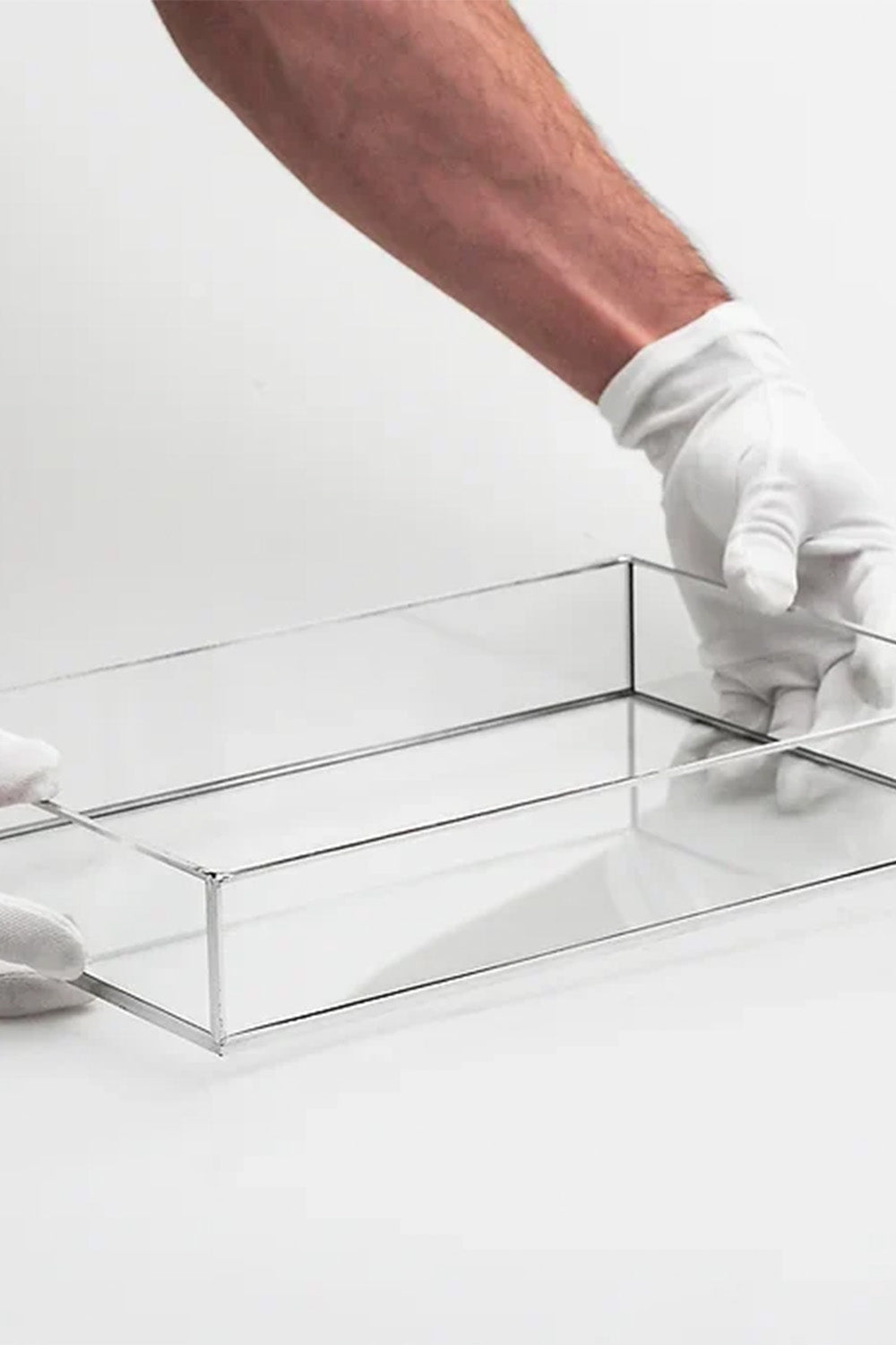 Gümüş Tepsi Damat Kahvesi Nişan Sunum Tepsisi 30x20x5cm - 1