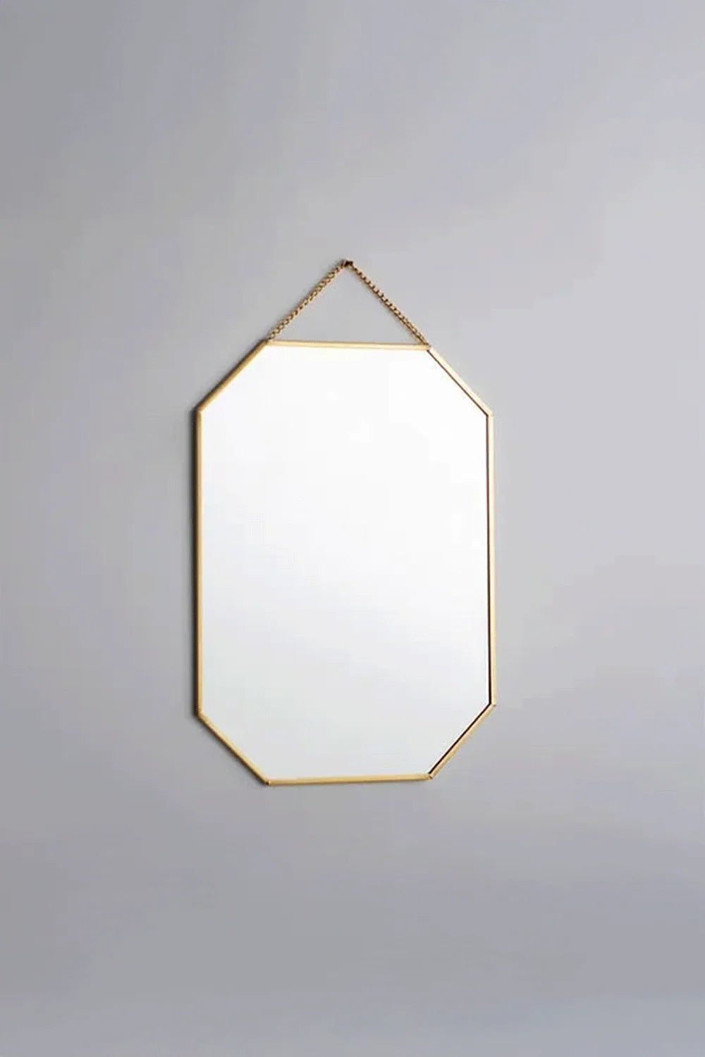 Pirinç Gold Duvar Askılı Ayna 30x20cm - 0