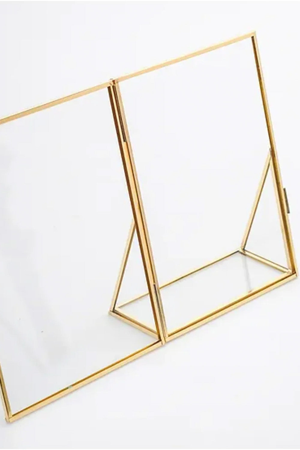 Pirinç Gold Kapaklı Cam Masaüstü Fotoğraf Çerçevesi 20x15cm - 2