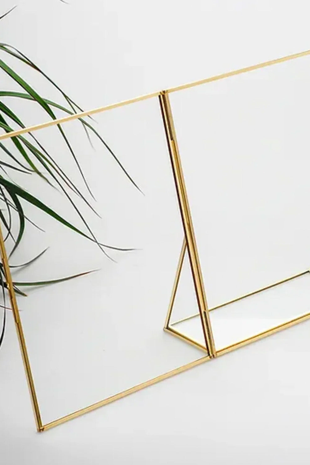 Pirinç Gold Kapaklı Cam Masaüstü Fotoğraf Çerçevesi 25x20cm - 2