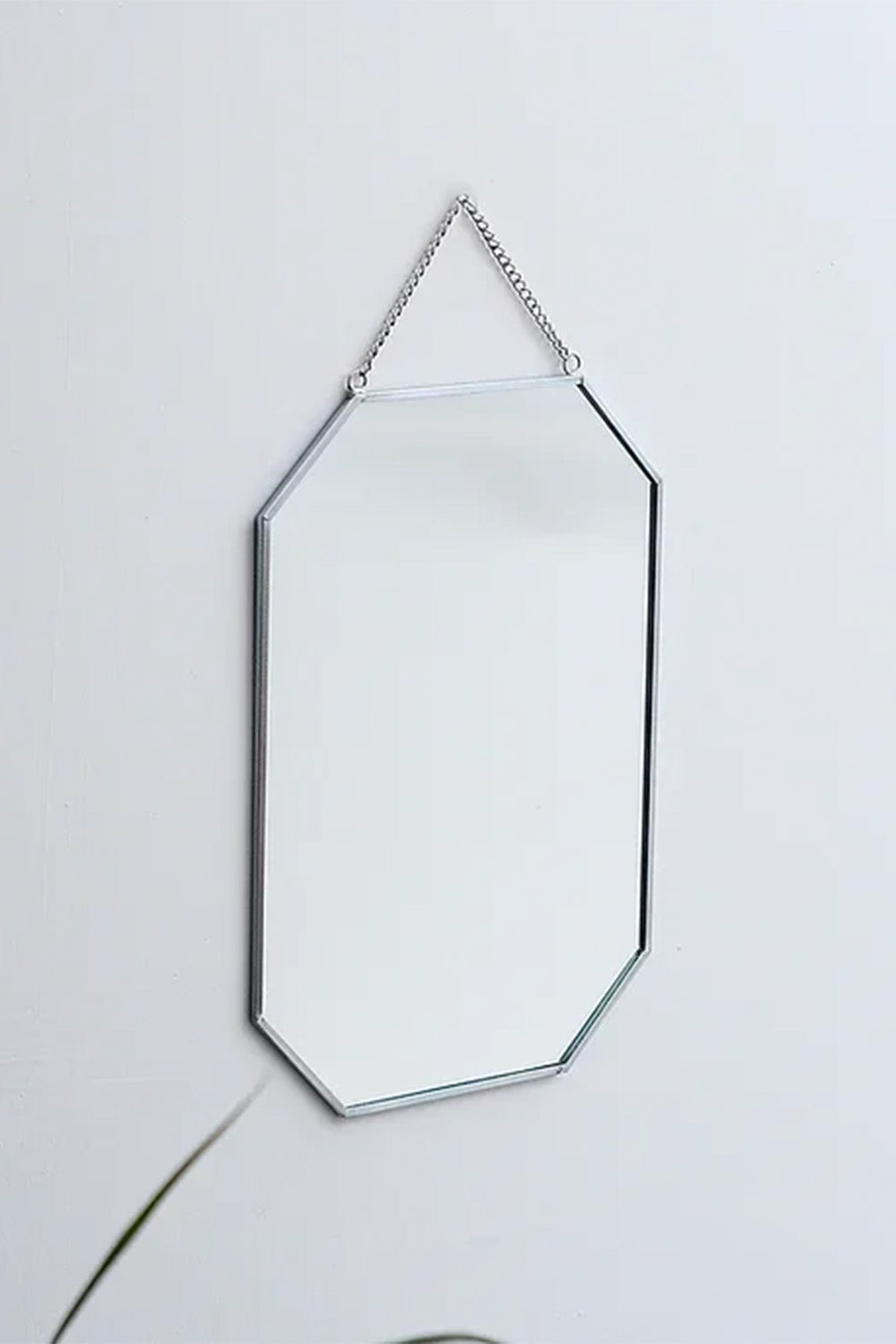 Gümüş Duvar Askılı Ayna 30x20cm - 0