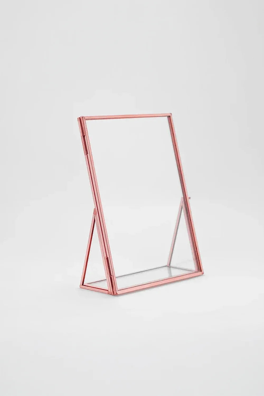 Bakır Rose Kapaklı Cam Masaüstü Fotoğraf Çerçevesi 20x15cm - 0