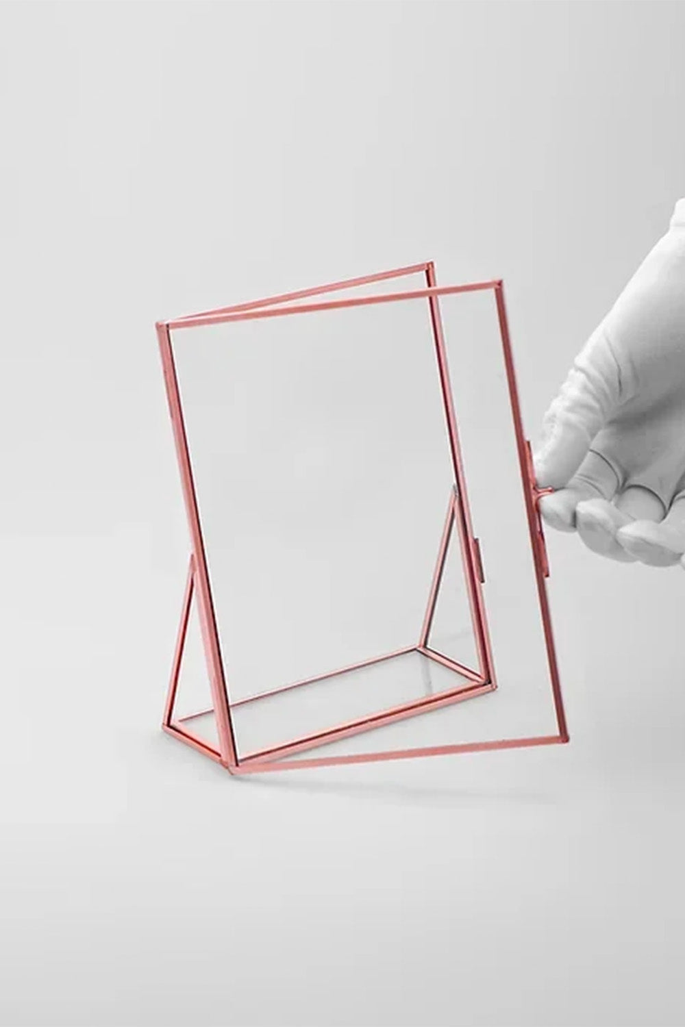 Bakır Rose Kapaklı Cam Masaüstü Fotoğraf Çerçevesi 20x15cm - 4