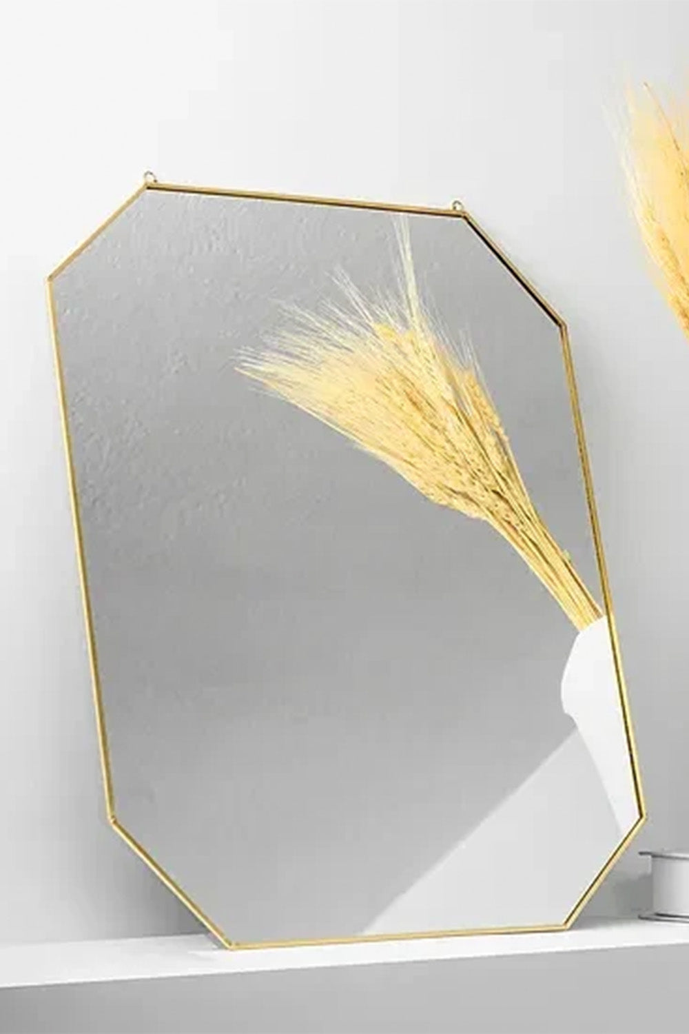 Pirinç Gold Duvar Askılı Ayna 50x40cm - 2