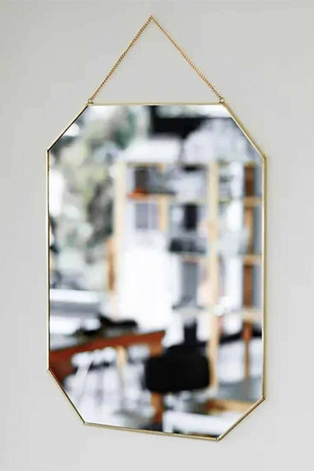 Pirinç Gold Duvar Askılı Ayna 50x40cm - 5