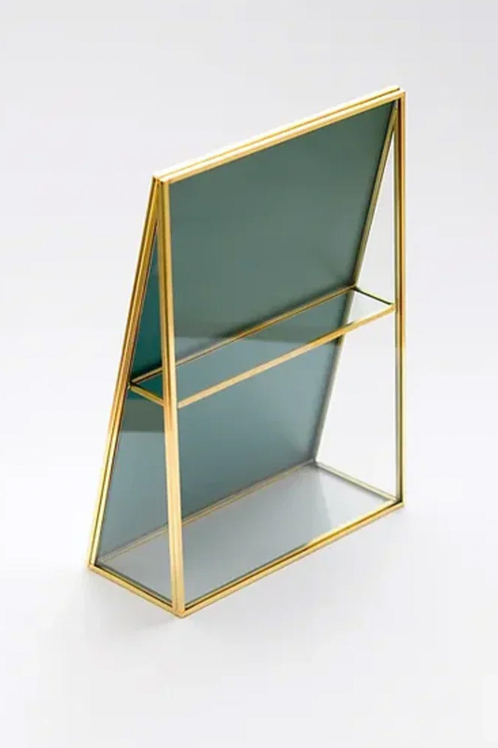 Pirinç Gold Masaüstü Makyaj Aynası 30x20x8cm - 2