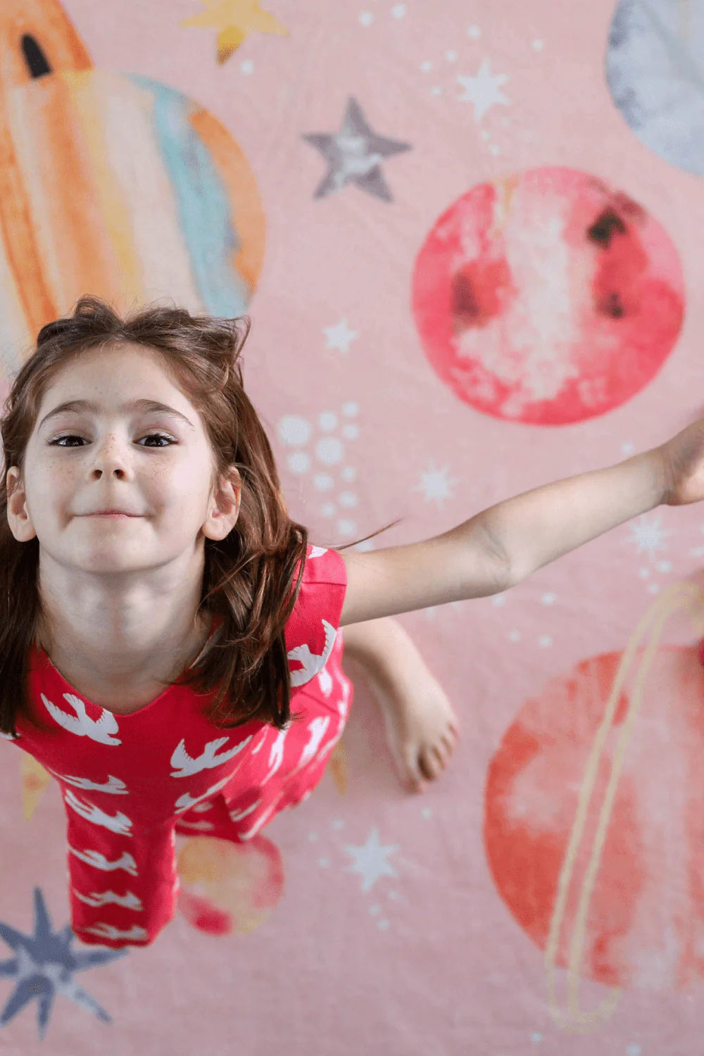 Give Me Some Space Makinede Yıkanabilir Non-Toksik Çocuk Odası Halısı - 0