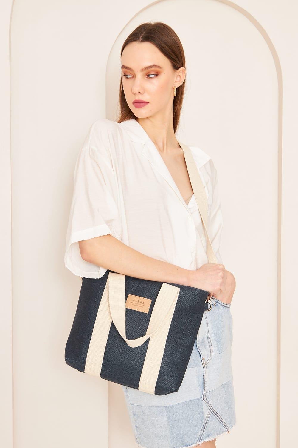 Yaga Tote Bag - Lacivert - 2