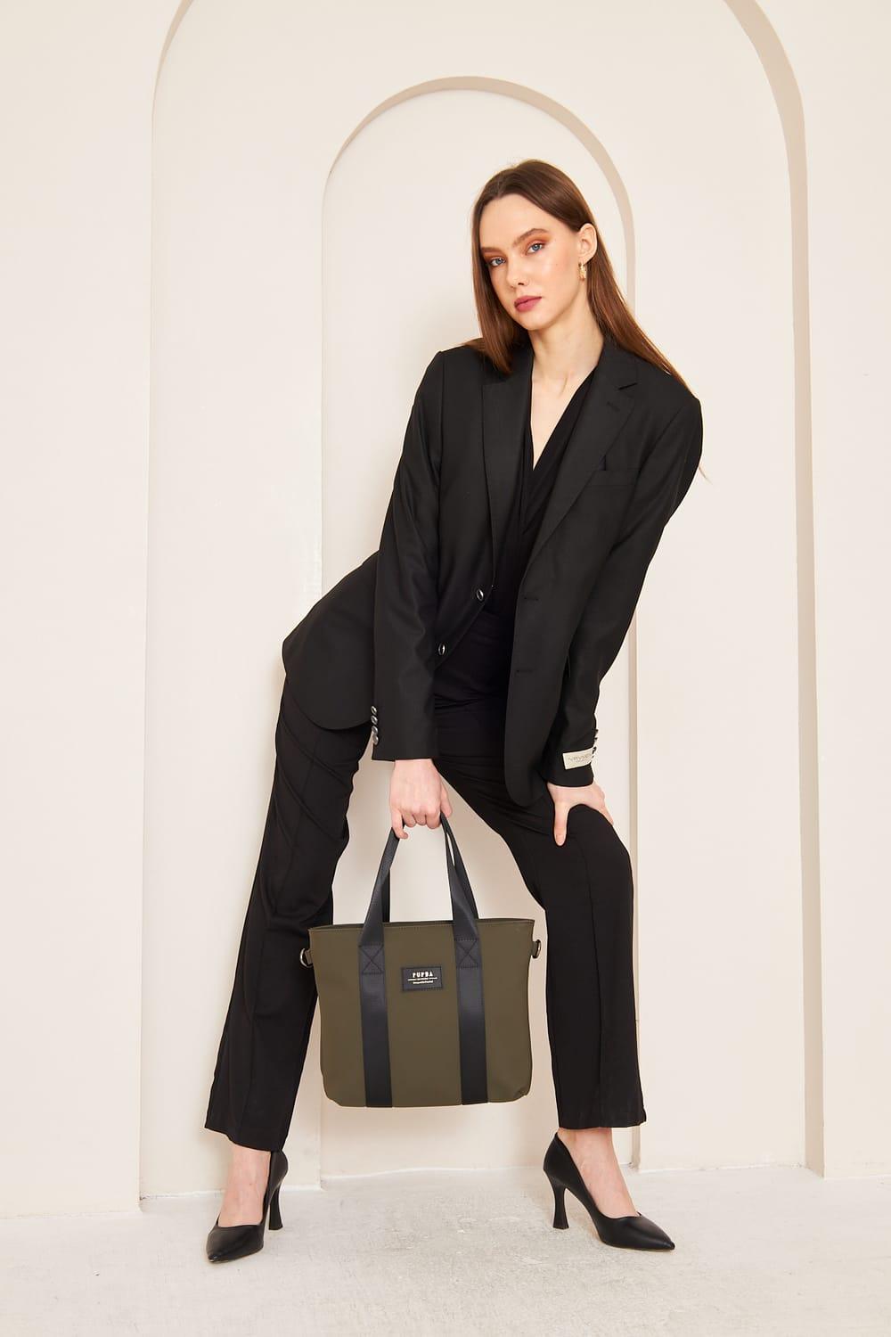 Yaga Tote Bag - Pu Haki - 2