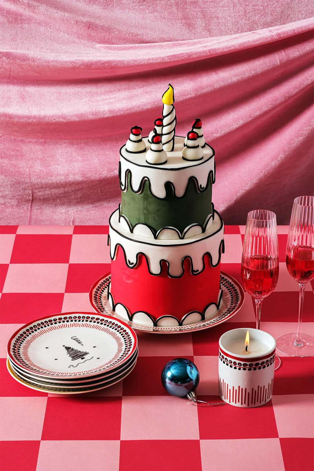 Holiday Collection Porselen Tatlı Tabağı Seti 4 Parça - 8