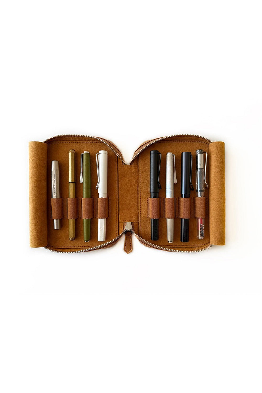 Vegan Apple Skin Sahra Light A6 8 Li Kalem Kılıfı - 0