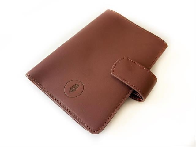 A6 Ebatlı Deri Defter Kılıfı Ve Organizer Bordeaux - 8