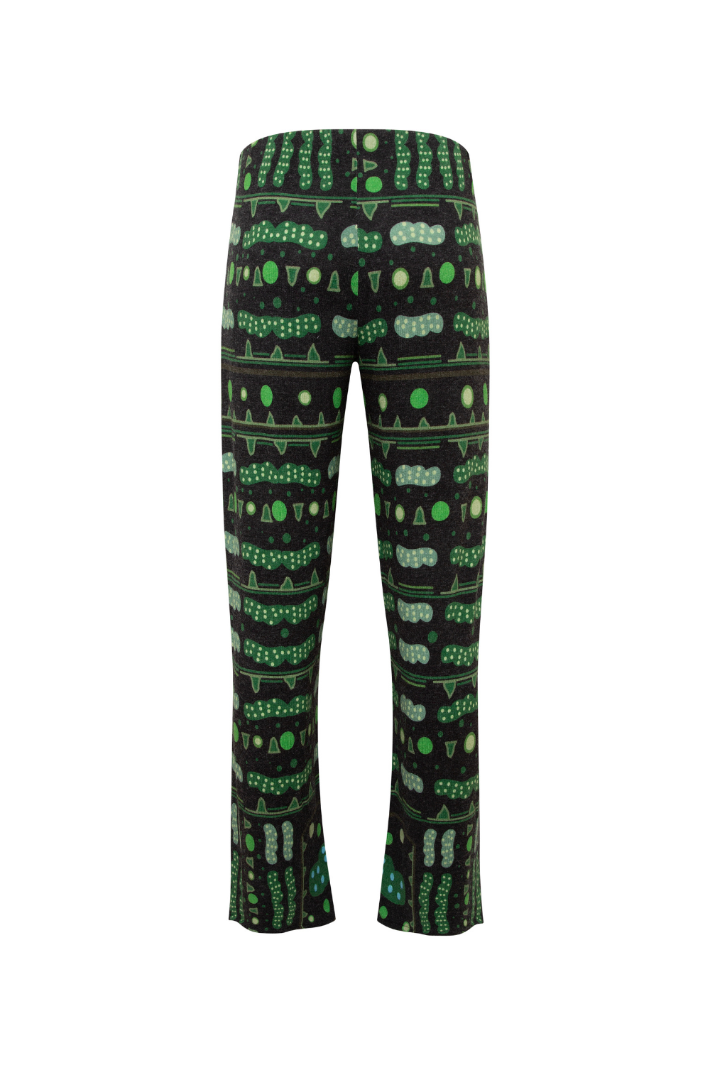 Yeşil Bulut Desenli Pantolon - 4