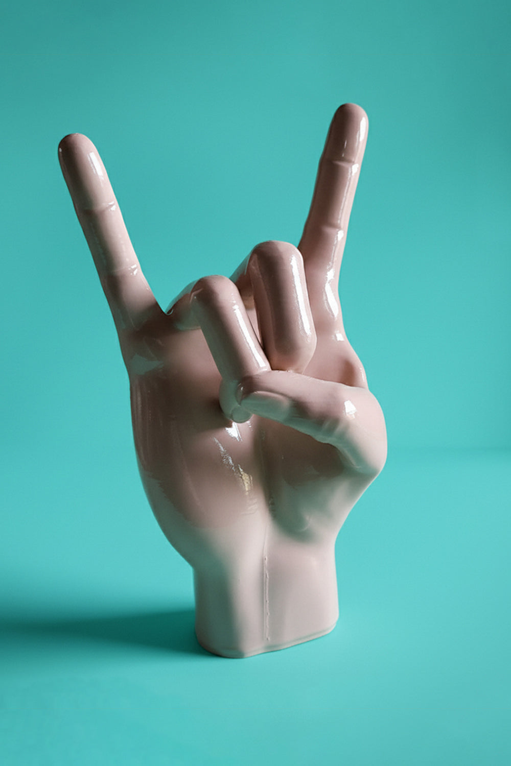 Rock El Figürü | Gül Rengi - 0