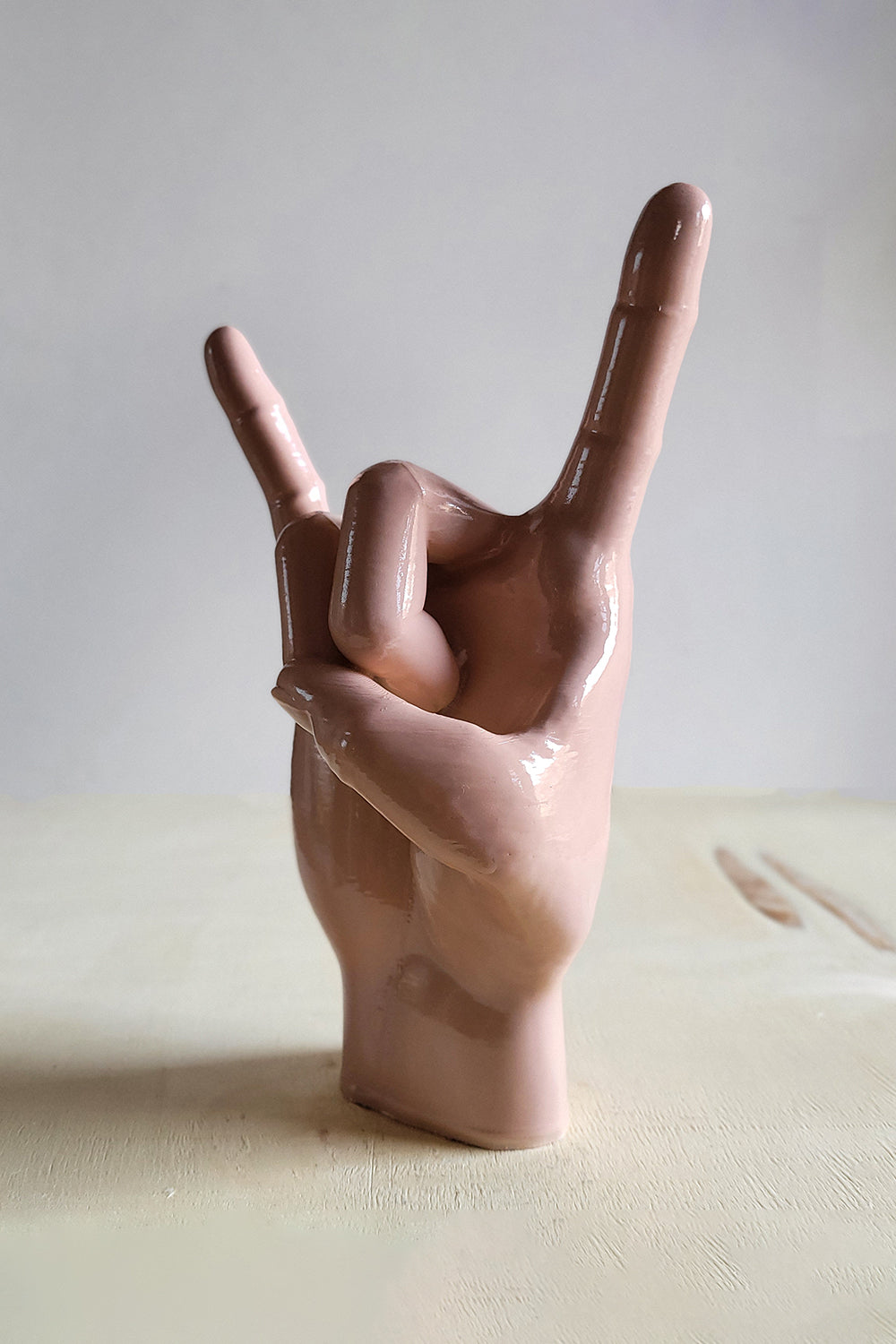 Rock El Figürü | Gül Rengi - 6