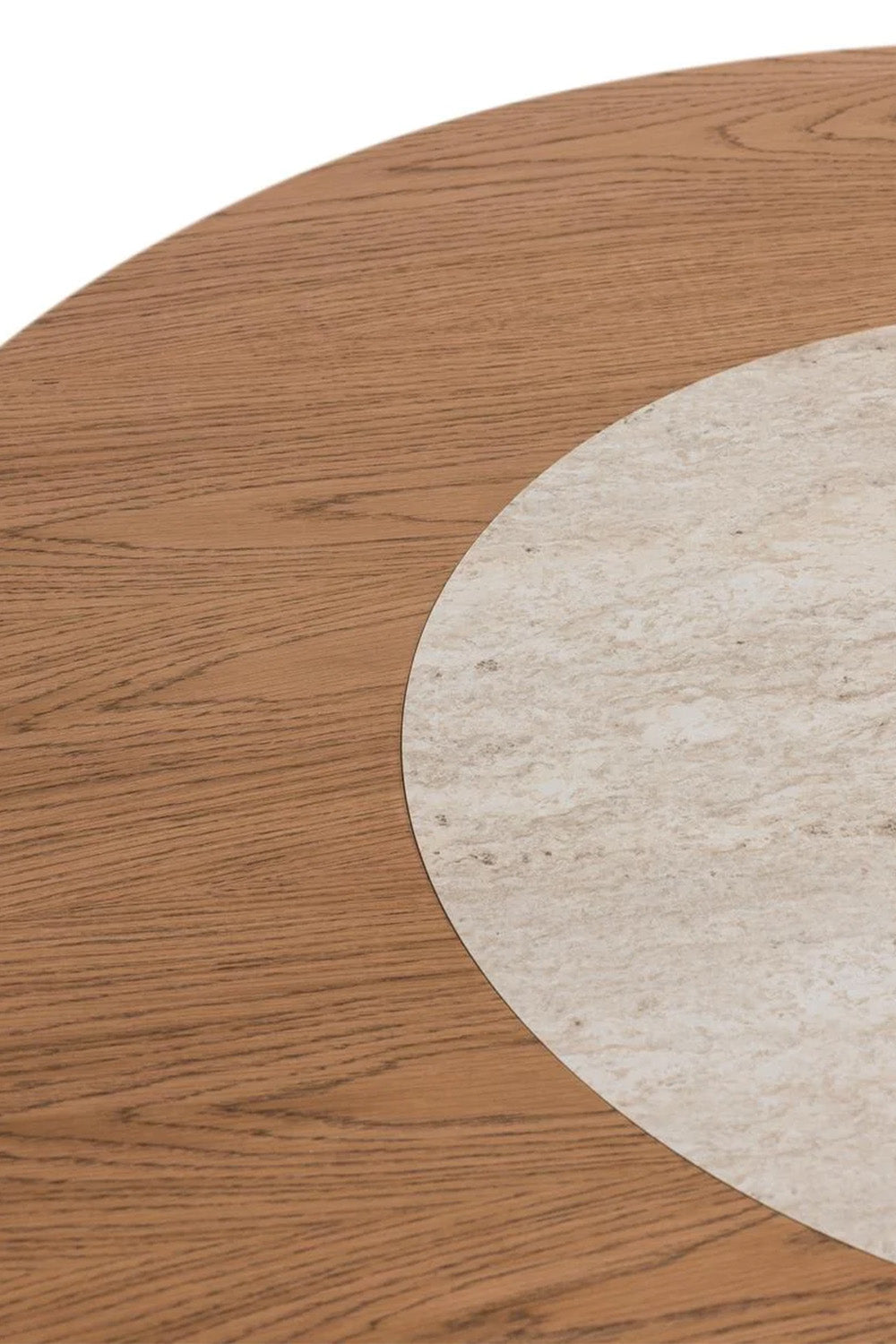 Rim Traverten Meşe Orta Sehpa - 1