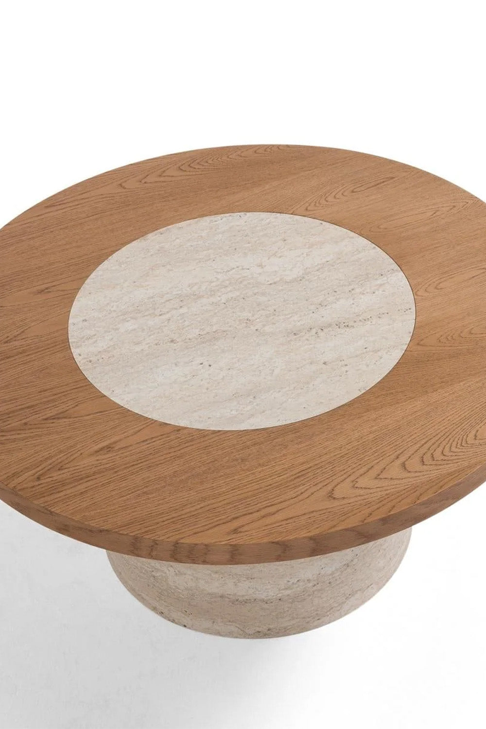 Rim Traverten Meşe Orta Sehpa - 2