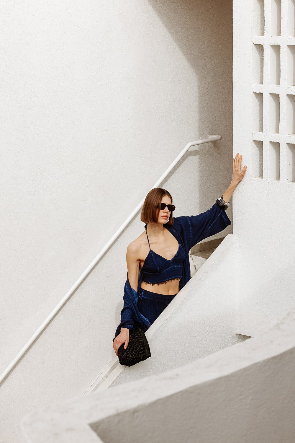 Keten Navy Büstiyer - 1