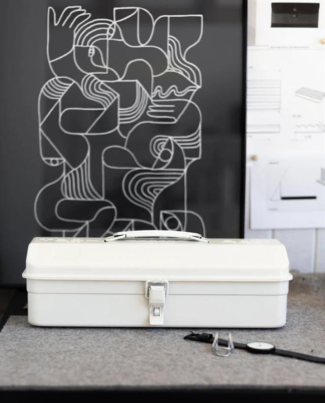 Y 350 Tool Storage Box White Metal Saklama Kutusu - 1