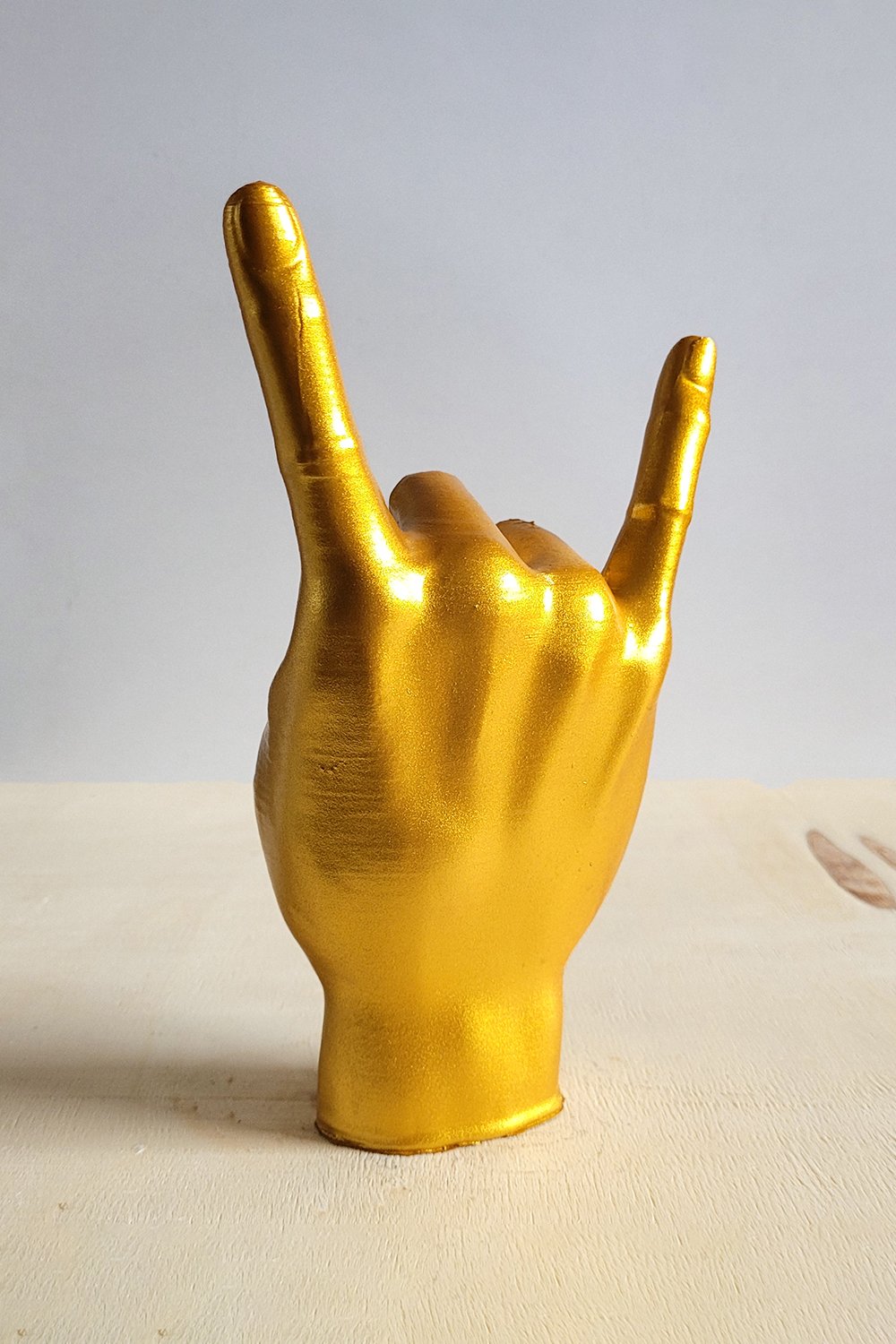 Rock El Figürü | Sarı Altın - 3