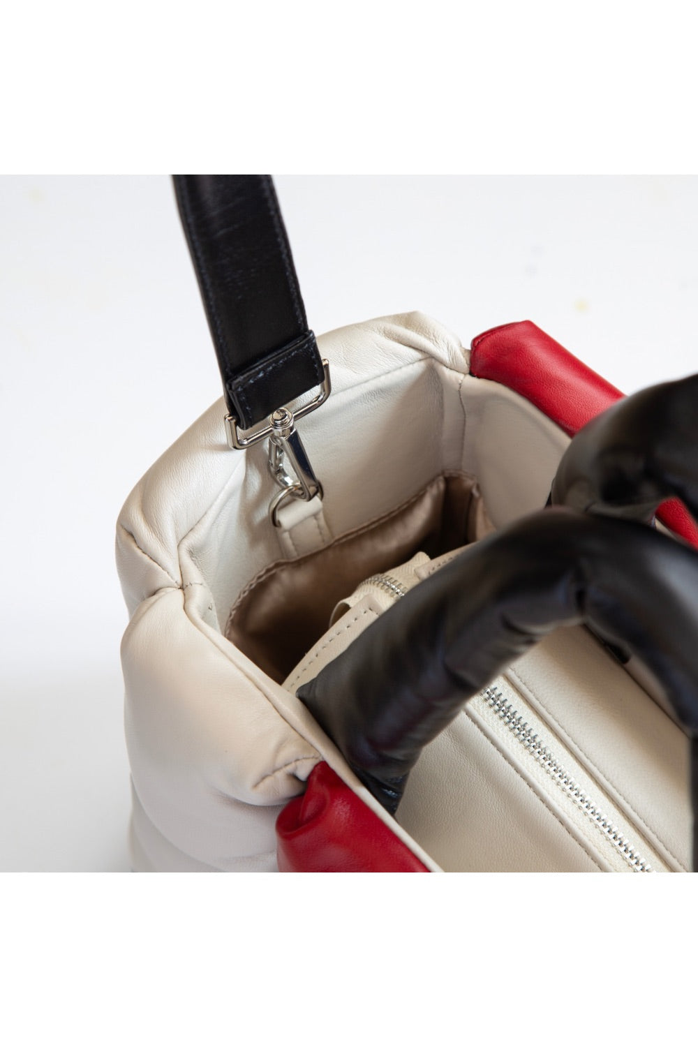 Renkli Deri Tote Çanta – El Yapımı Omuz Askılı Deri Çanta - 4