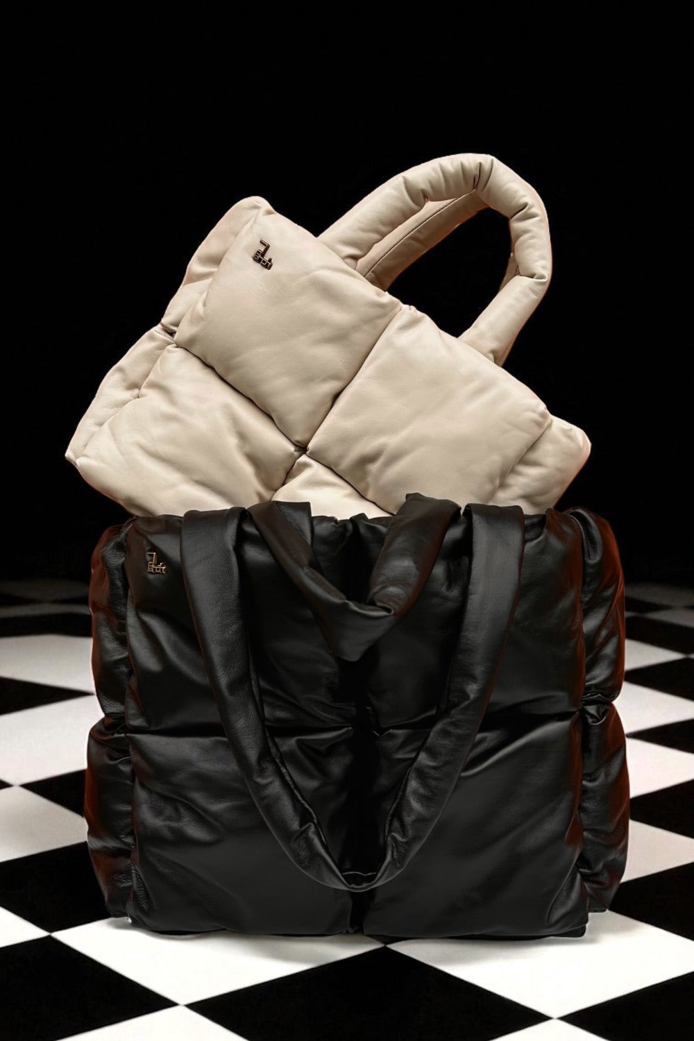 The Chess |Hakiki Deri Büyük Pofuduk Çanta - 7