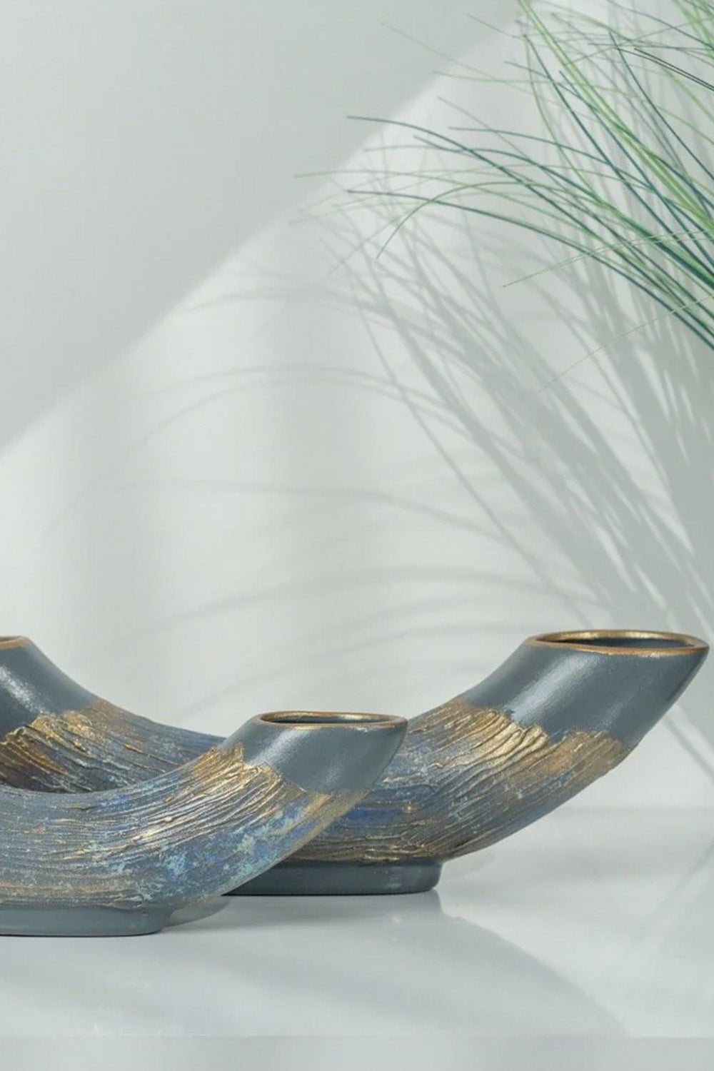 Semavi Seri İkili Yarım Ay Vazo - 1