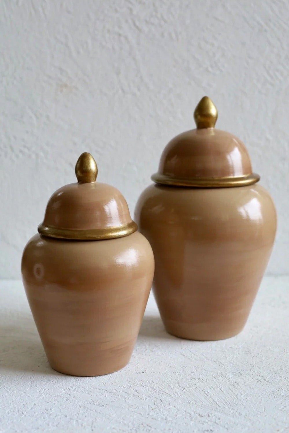 Nordic Seri Seramik Şah Küp Vazo Seti - 1