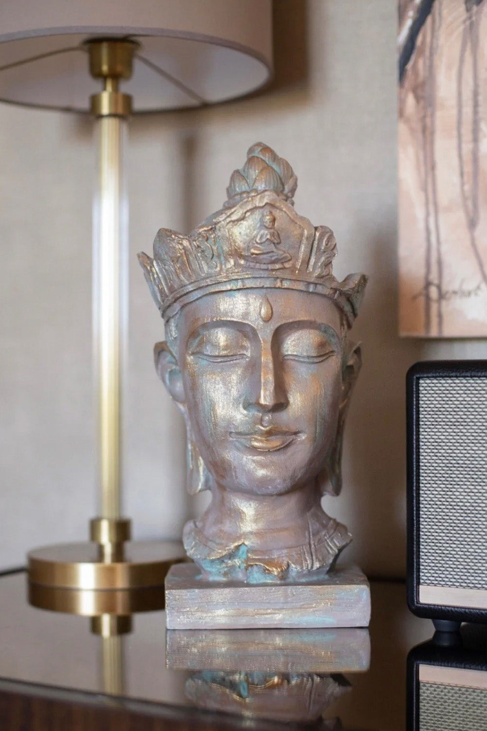 Budist Erkek Mask Obje - 0