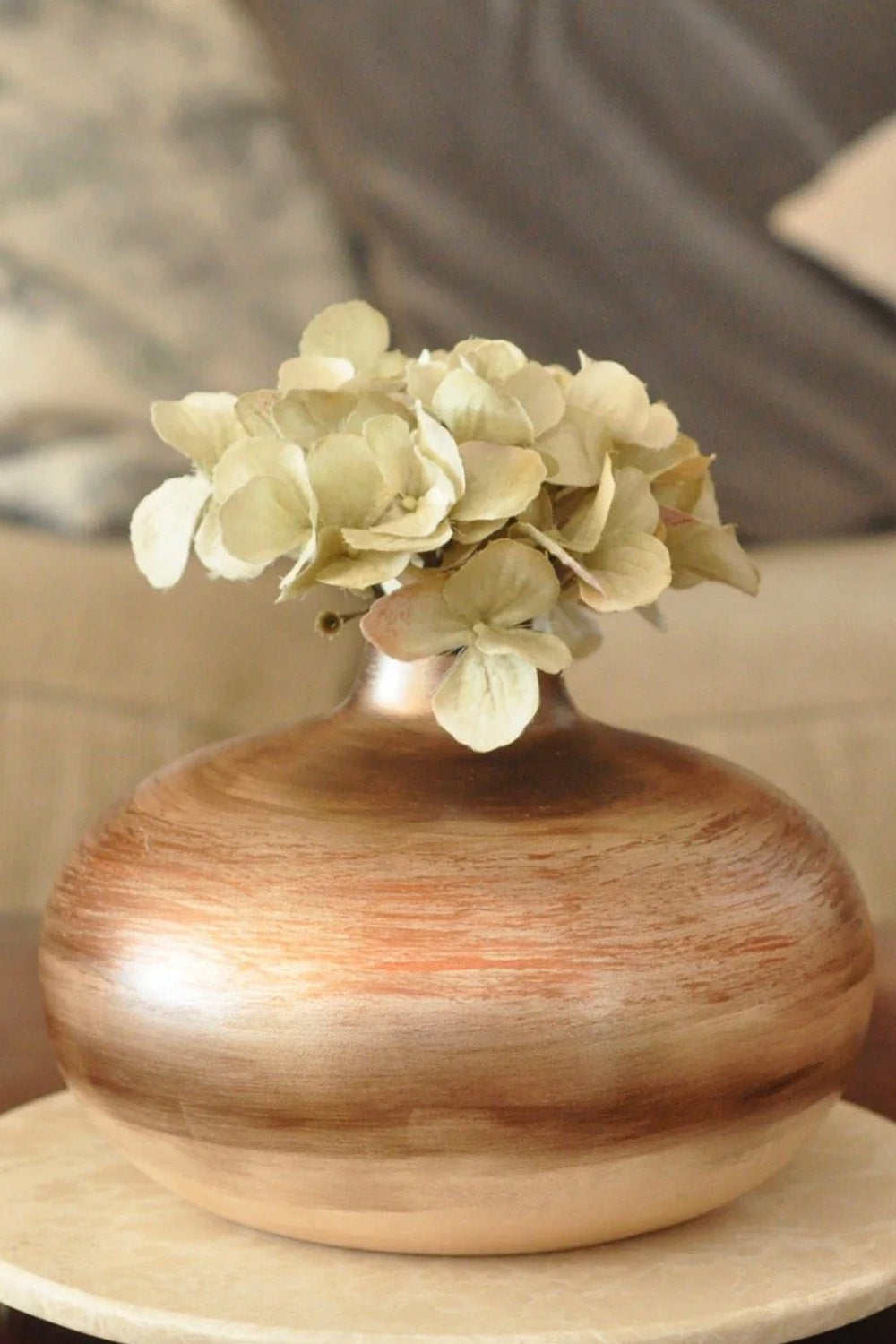 Ahenk Serisi Seramik Yassı Vazo - 1