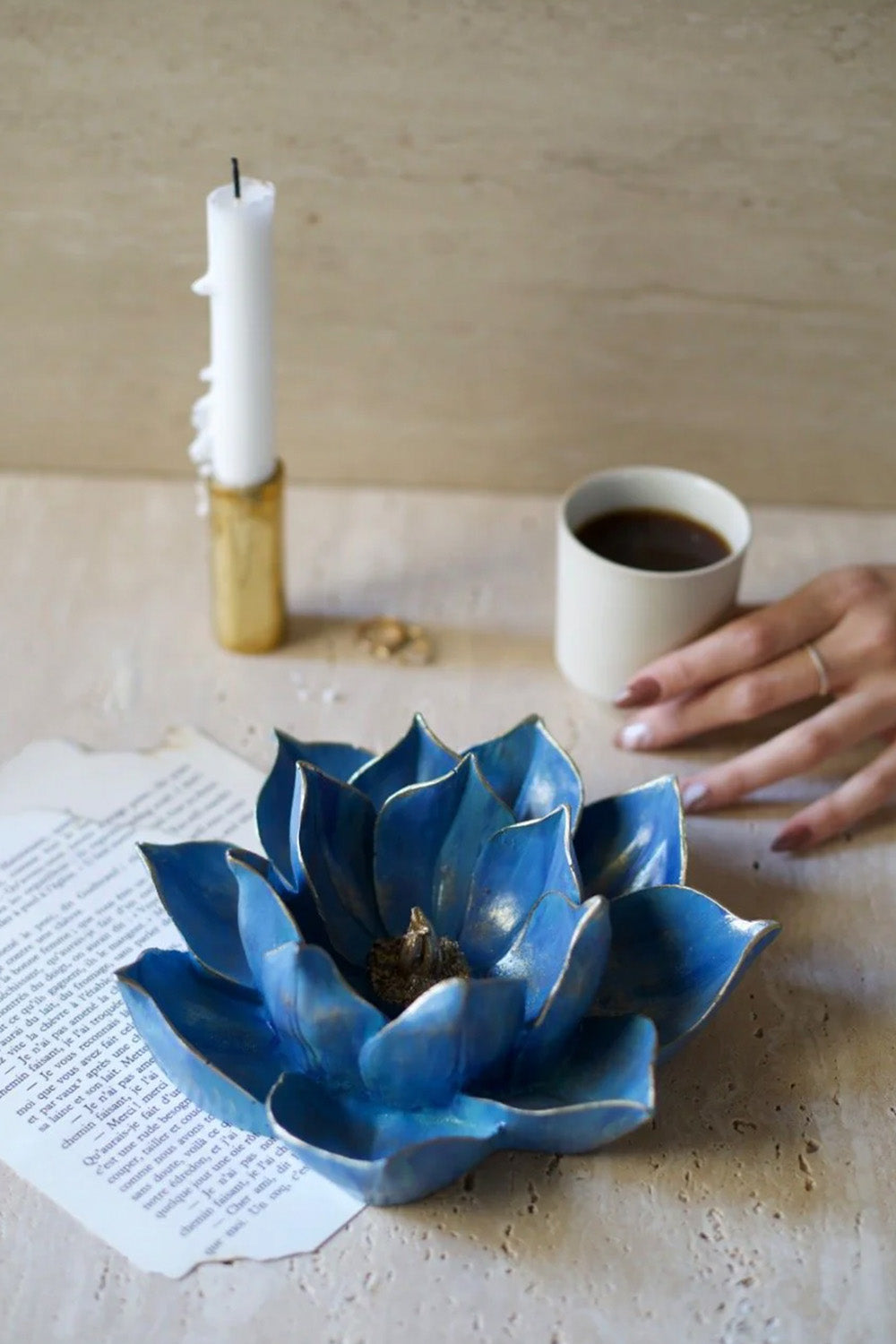 Lotus Masa Dekoru Büyük - 0