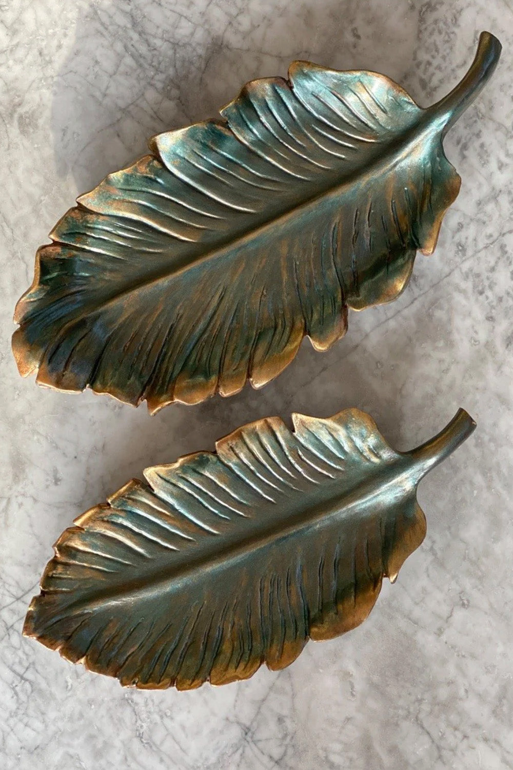 Dekoratif İkili Yaprak Tabak - 0