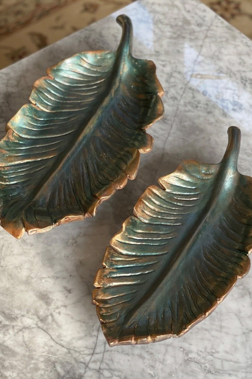 Dekoratif İkili Yaprak Tabak - 1