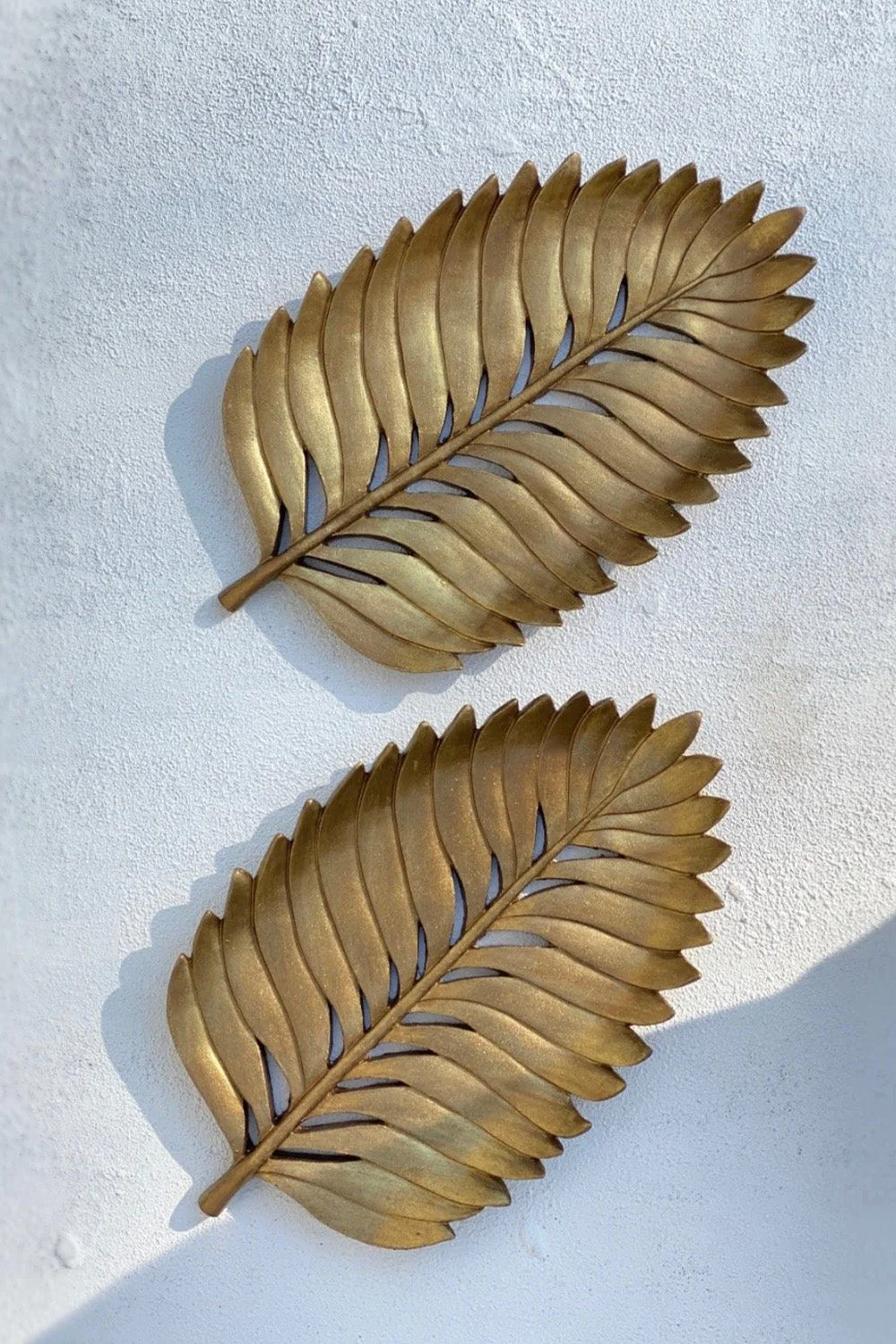 Dekoratif Yaprak Tabak Altın - 1
